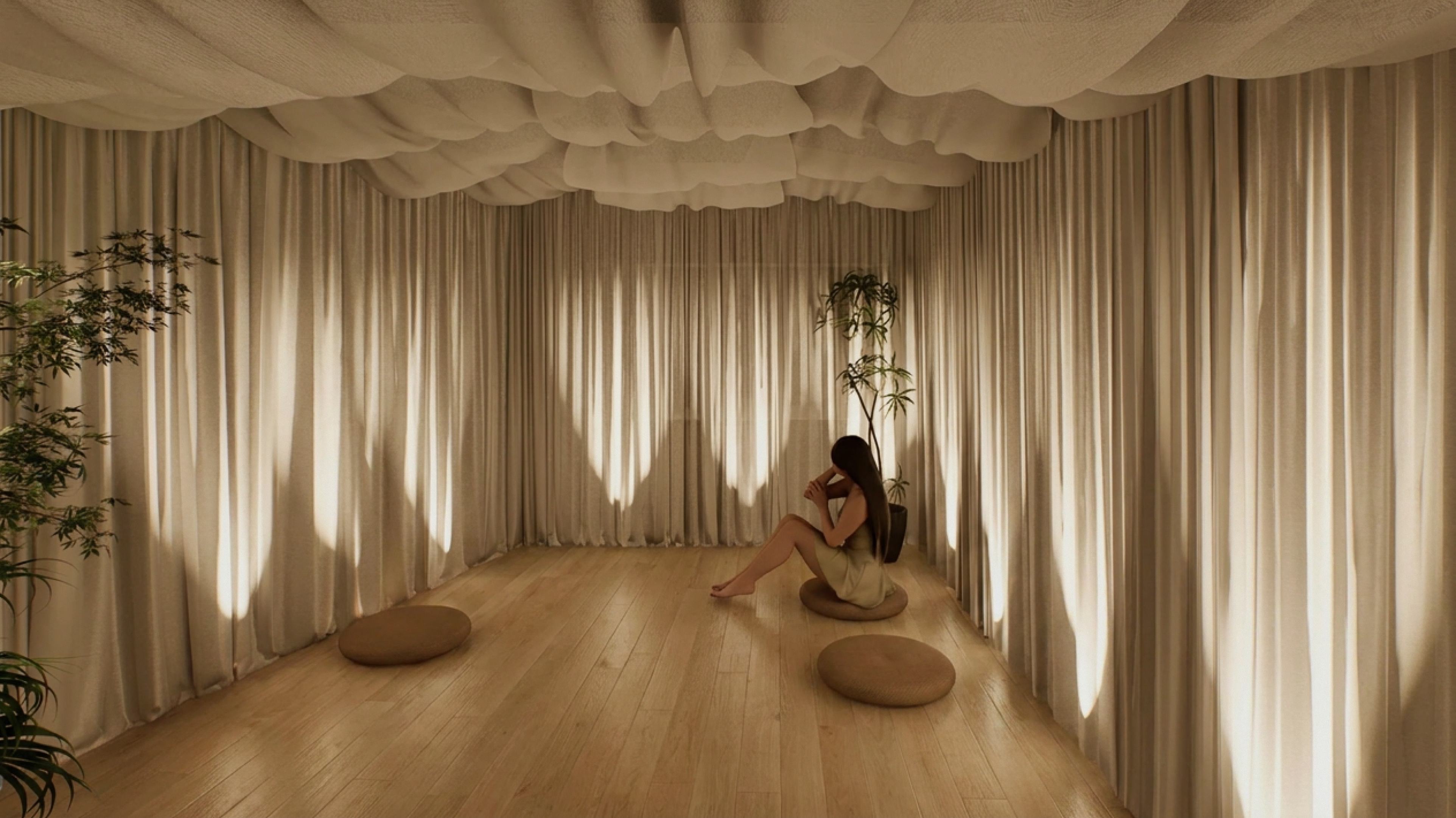 Quiet private treatment room