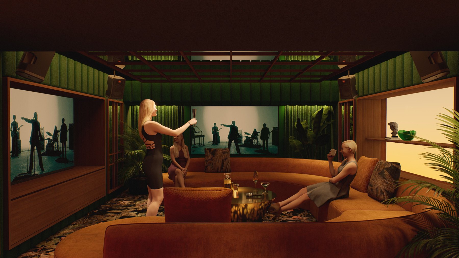 Private KTV and lounge