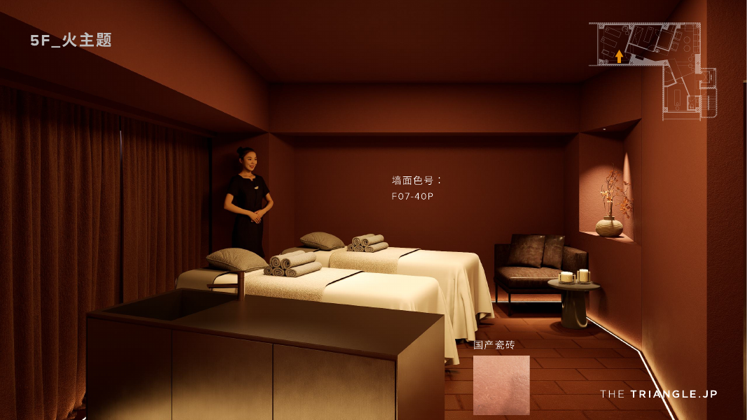 Fire room from PDF render